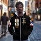 Harlem Hellfighters 1913 Zip Hoodie Fight with Honor, Stand for Dignity - 369th Infantry Regiment - African Pride