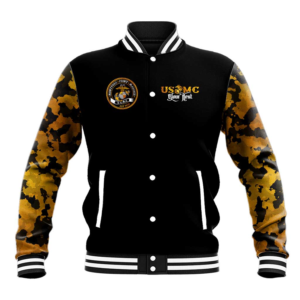 Montford Point Marines Baseball Jacket Afro Black History Tribute DT02