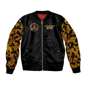Montford Point Marines Bomber Jacket Afro Black History Tribute DT02