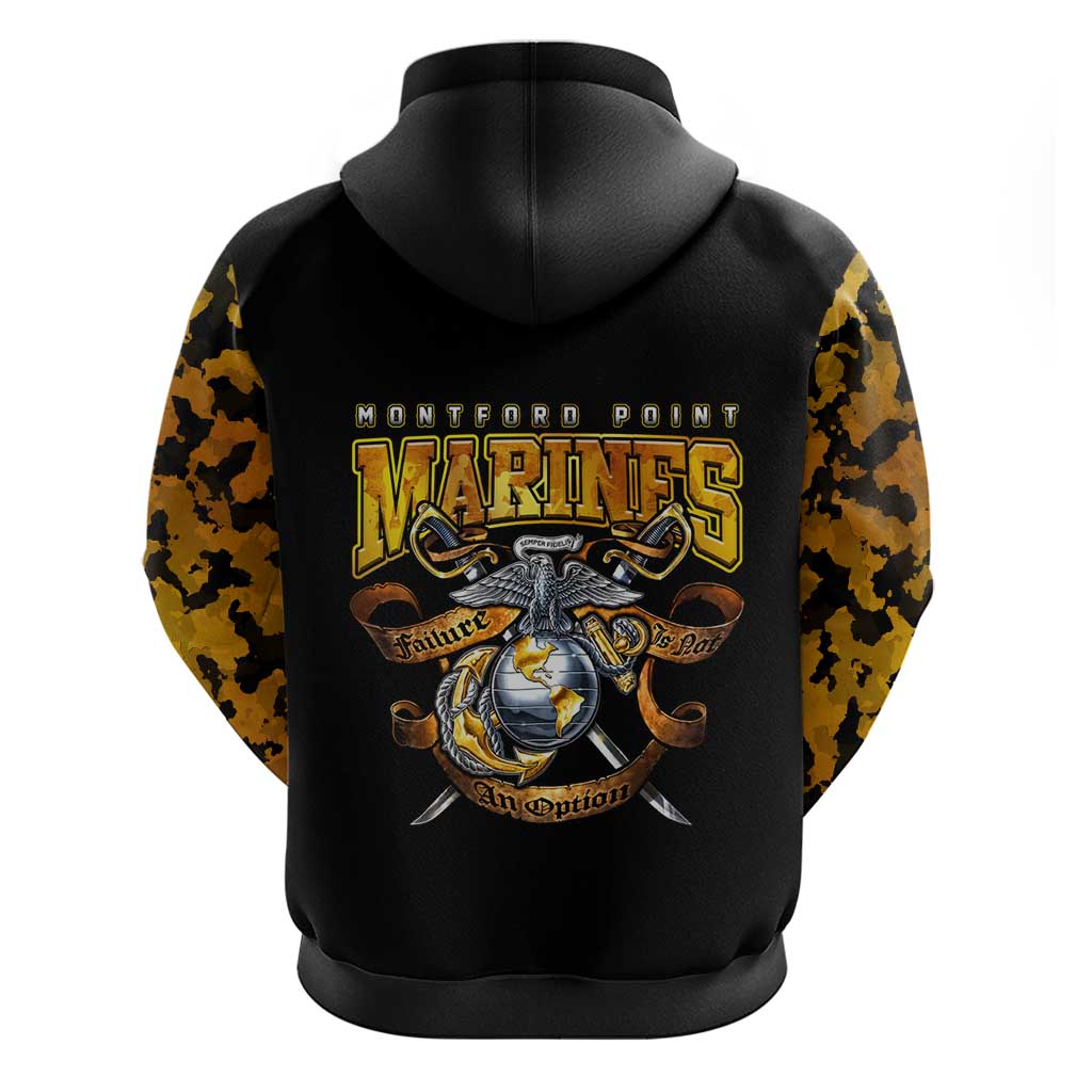 Montford Point Marines Hoodie Afro Black History Tribute DT02