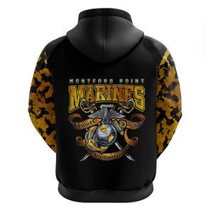 Montford Point Marines Hoodie Afro Black History Tribute DT02