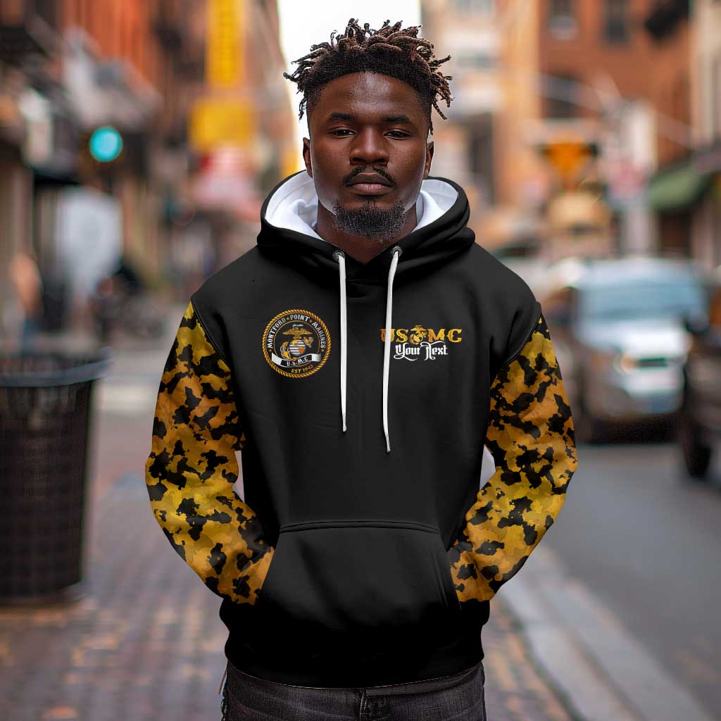 Montford Point Marines Hoodie Afro Black History Tribute DT02