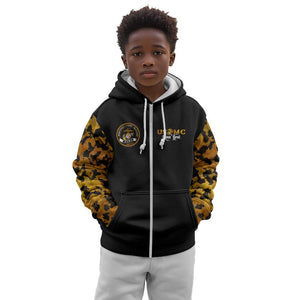 Montford Point Marines Kid Hoodie Afro Black History Tribute DT02