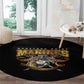 Montford Point Marines Round Carpet Afro Black History Tribute DT02