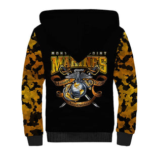 Montford Point Marines Sherpa Hoodie Afro Black History Tribute DT02