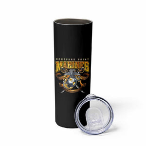 Montford Point Marines Skinny Tumbler Afro Black History Tribute DT02