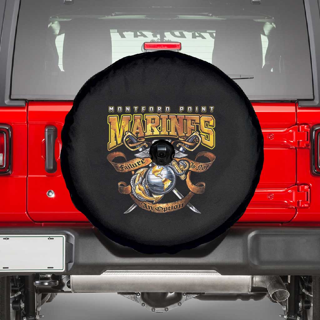 Montford Point Marines Spare Tire Cover Afro Black History Tribute DT02