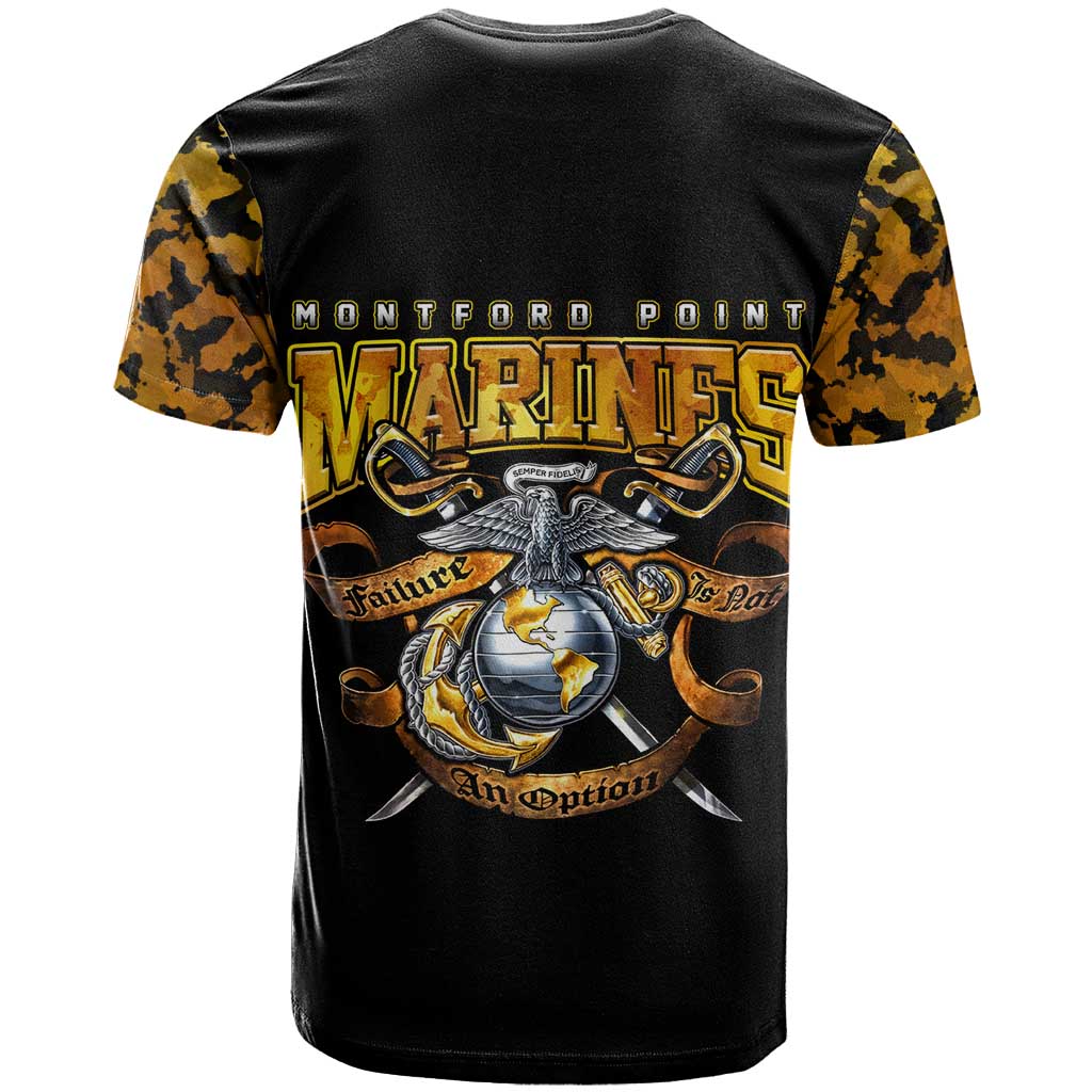 Montford Point Marines T shirt Afro Black History Tribute DT02