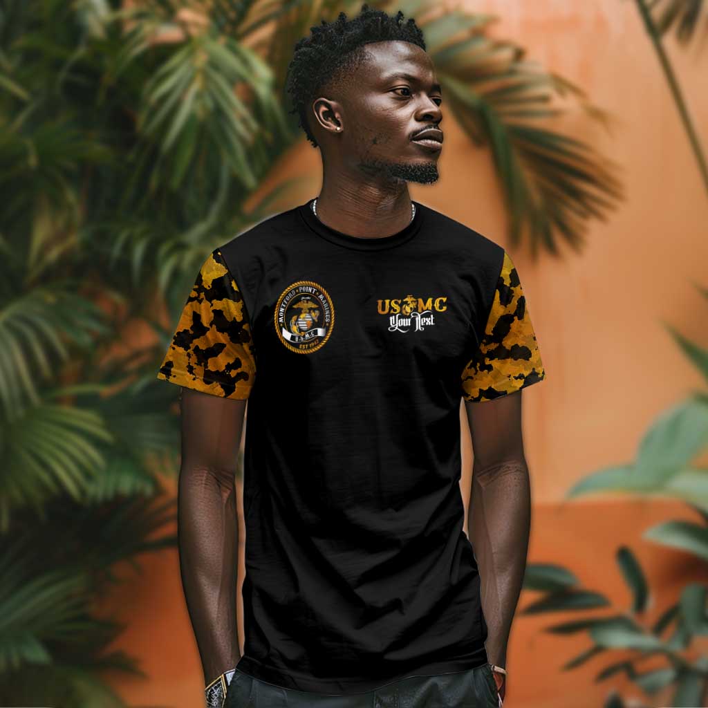 Montford Point Marines T shirt Afro Black History Tribute DT02