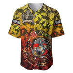 Montford Point Marines Baseball Jersey Afro Devil Dog Soldier Legend - African Pride