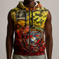 Montford Point Marines Sleeveless Zip Hoodie Afro Devil Dog Soldier Legend - African Pride