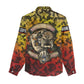 Montford Point Marines Women Casual Shirt Afro Devil Dog Soldier Legend - African Pride