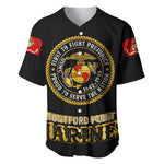 Montford Point Marines Baseball Jersey Afro First to Fight Prejudice - African Pride