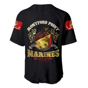 Montford Point Marines Baseball Jersey Afro First to Fight Prejudice - African Pride