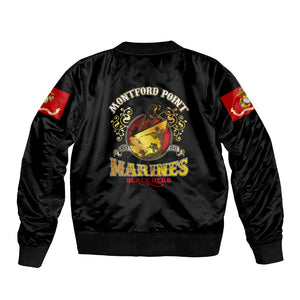 Montford Point Marines Bomber Jacket Afro First to Fight Prejudice - African Pride
