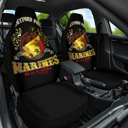 Montford Point Marines Car Seat Cover Afro First to Fight Prejudice - African Pride