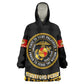 Montford Point Marines Kid Wearable Blanket Hoodie Afro First to Fight Prejudice - African Pride