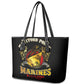 Montford Point Marines Leather Tote Bag Afro First to Fight Prejudice - African Pride
