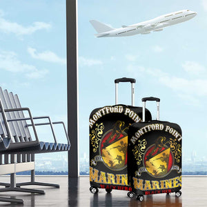 Montford Point Marines Luggage Cover Afro First to Fight Prejudice - African Pride