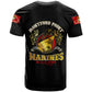 Montford Point Marines T shirt Afro First to Fight Prejudice - African Pride