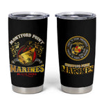 Montford Point Marines Tumbler Cup Afro First to Fight Prejudice - African Pride