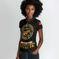 Montford Point Marines Women Polo Shirt Afro First to Fight Prejudice - African Pride