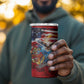 Montford Point Marines 4 in 1 Can Cooler Tumbler African American Eagle Anchor Tribute - African Pride