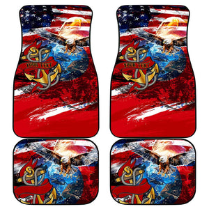Montford Point Marines Car Mats African American Eagle Anchor Tribute - African Pride