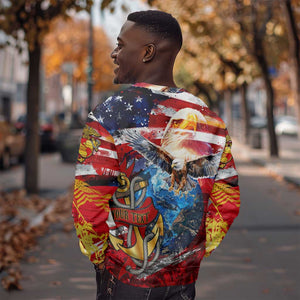Montford Point Marines Sweatshirt African American Eagle Anchor Tribute - African Pride