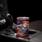 Montford Point Marines Tumbler Cup African American Eagle Anchor Tribute - African Pride
