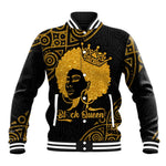 Educated Black Queen Baseball Jacket African Women DT02