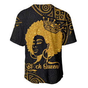 Educated Black Queen Baseball Jersey African Women