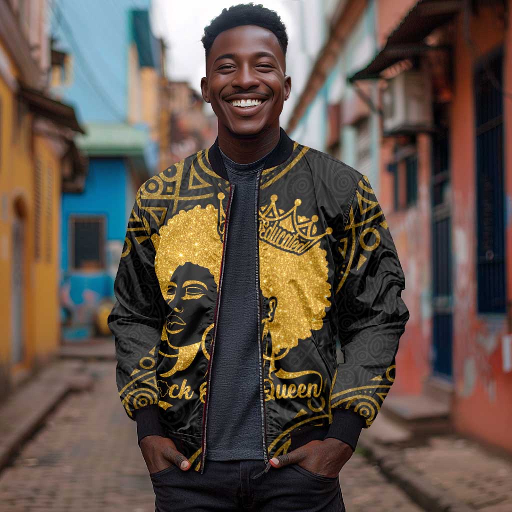Educated Black Queen Bomber Jacket African Women