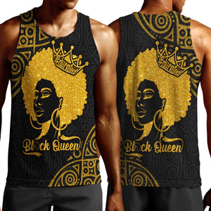 Educated Black Queen Men Tank Top African Women