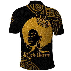 Educated Black Queen Polo Shirt African Women