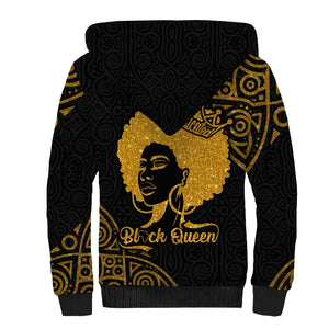 Educated Black Queen Sherpa Hoodie African Women