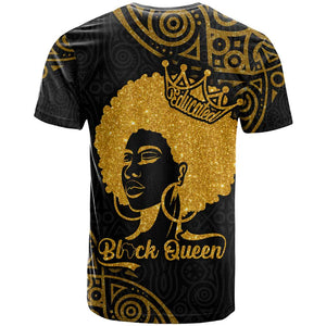 Educated Black Queen T shirt African Women