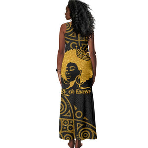 Educated Black Queen Tank Maxi Dress African Women