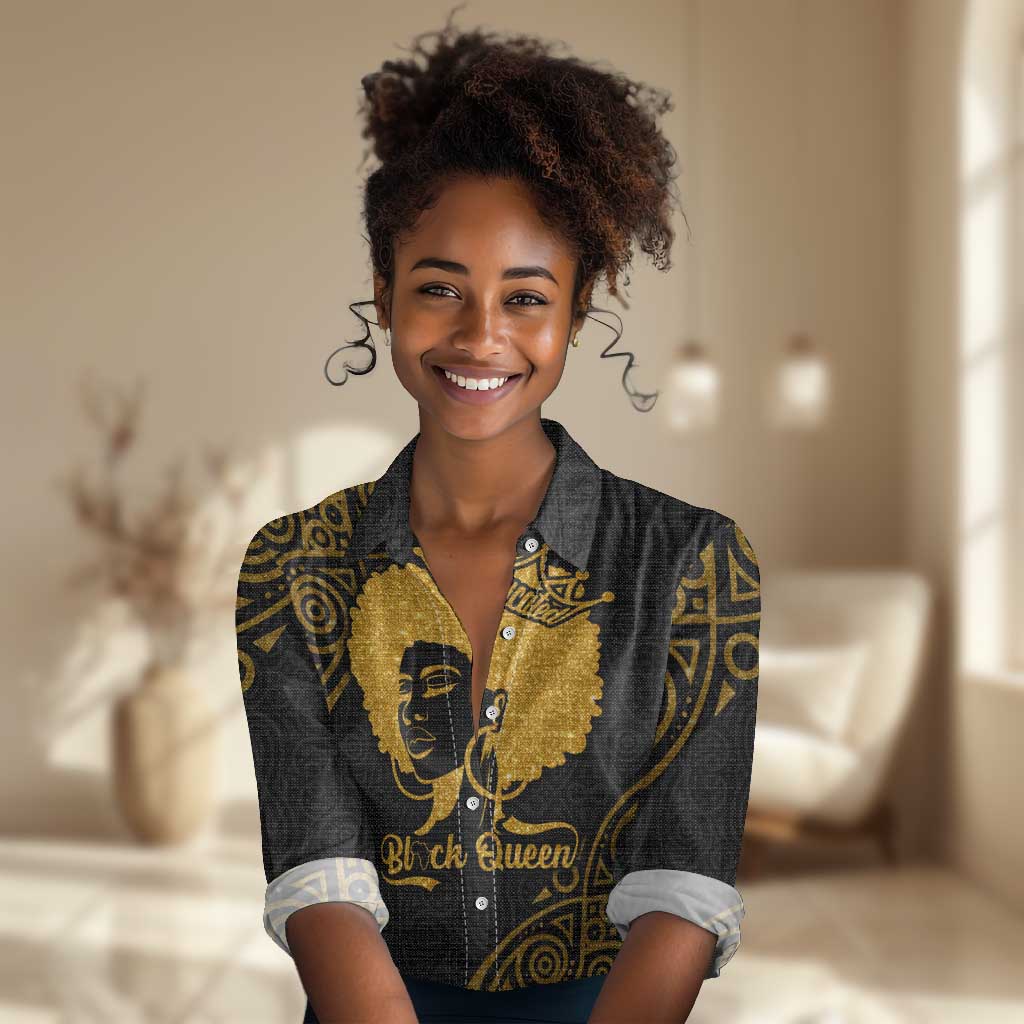 Educated Black Queen Women Casual Shirt African Women