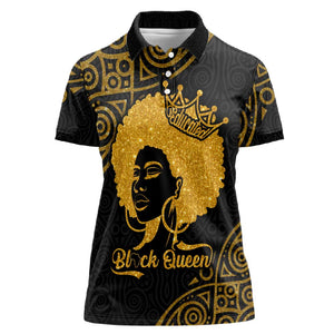 Educated Black Queen Women Polo Shirt African Women