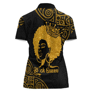 Educated Black Queen Women Polo Shirt African Women