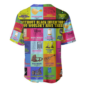 Black Inventions Baseball Jersey African-American Inventors