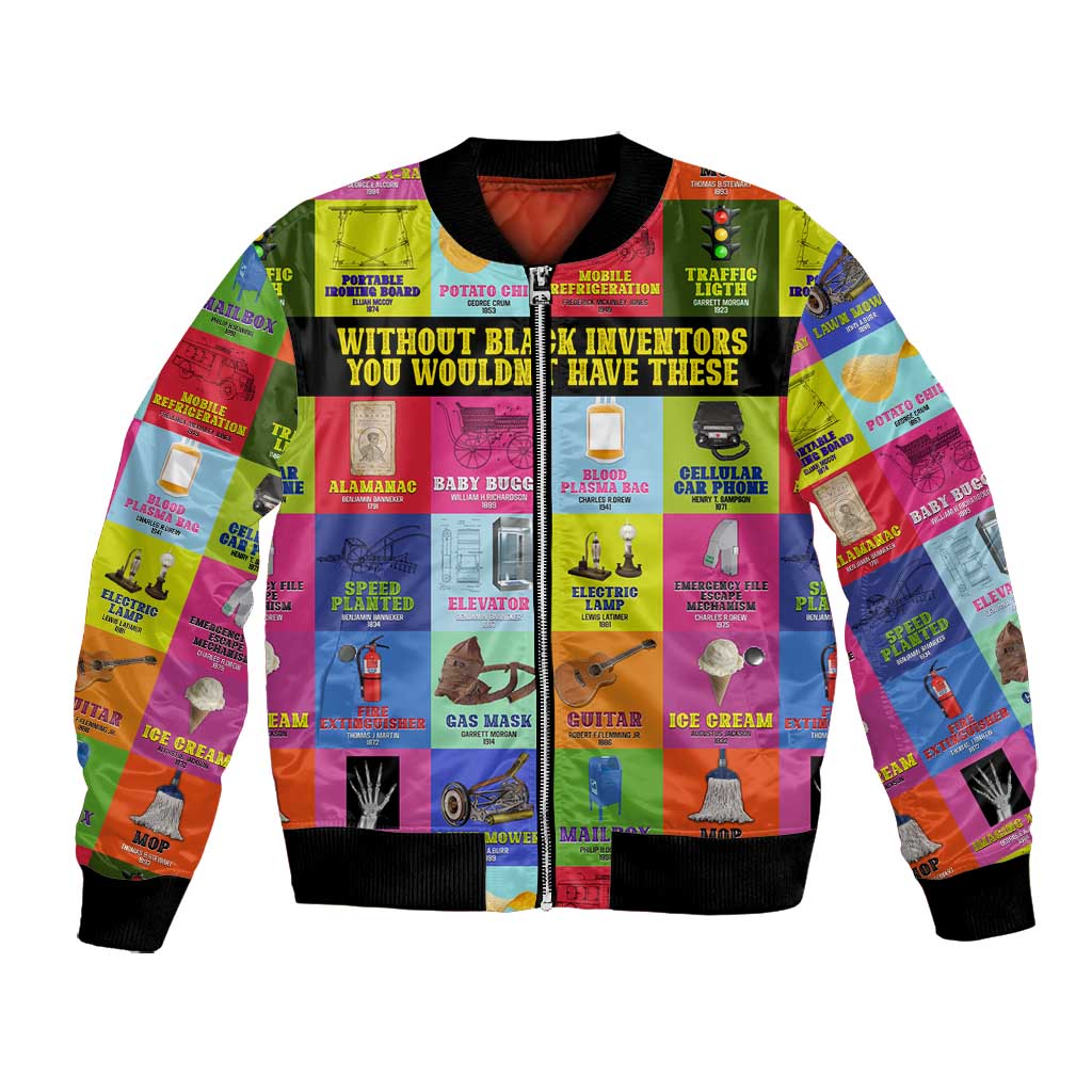 Black Inventions Bomber Jacket African-American Inventors