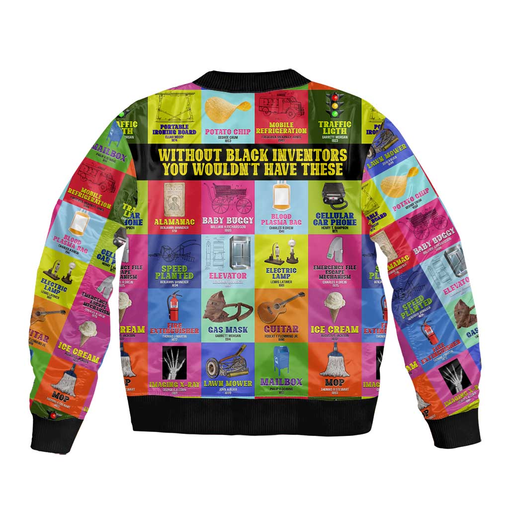 Black Inventions Bomber Jacket African-American Inventors
