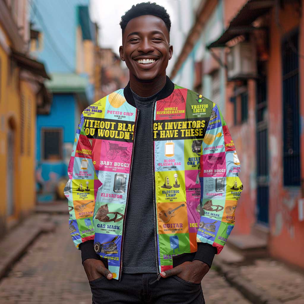 Black Inventions Bomber Jacket African-American Inventors