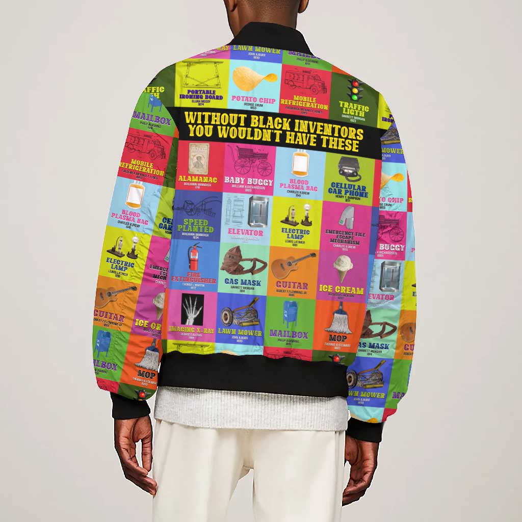 Black Inventions Bomber Jacket African-American Inventors
