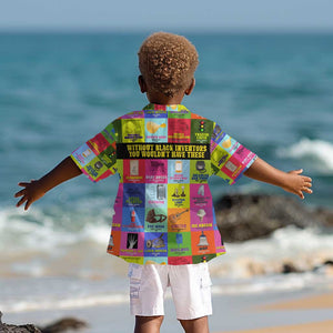 Black Inventions Kid Hawaiian Shirt African-American Inventors