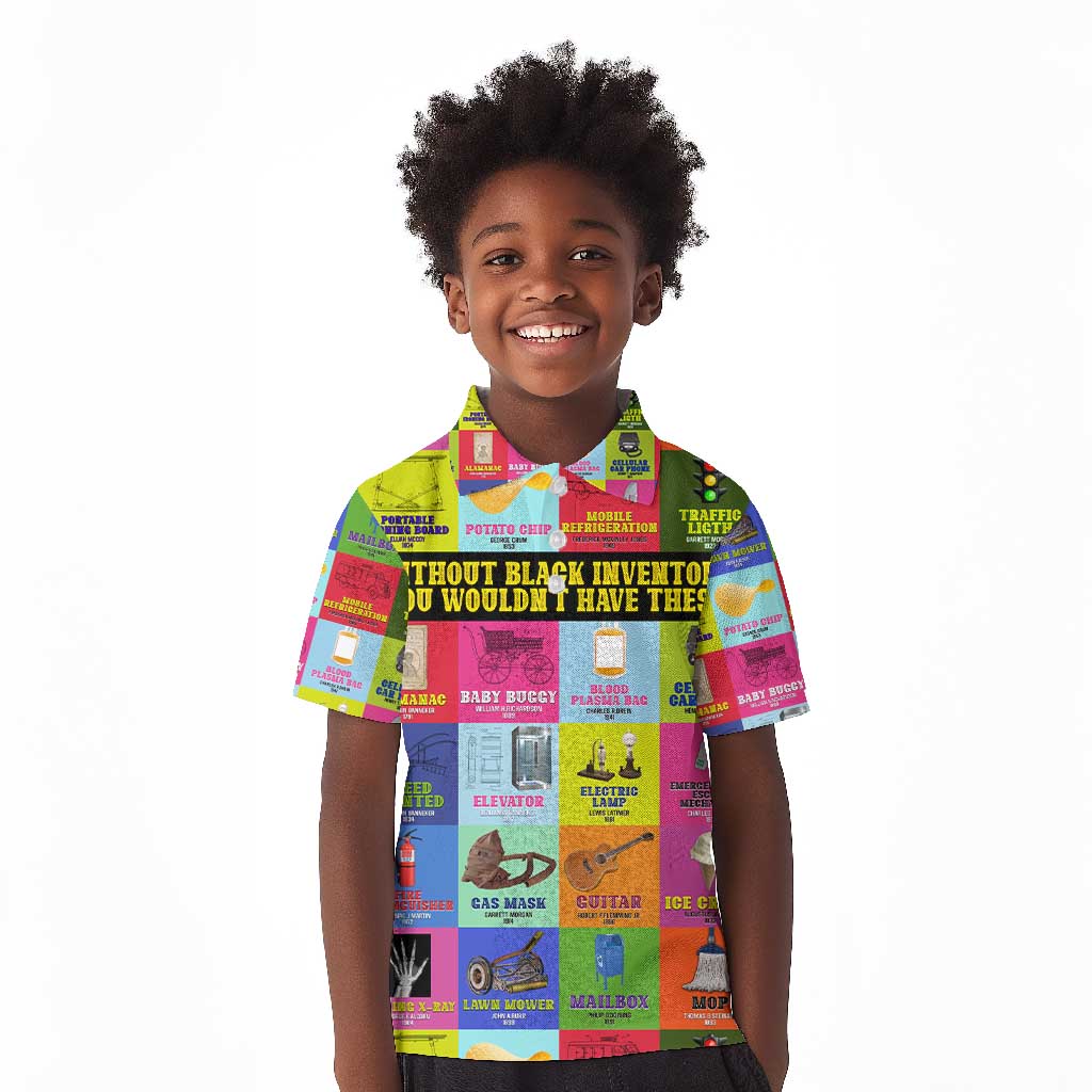 Black Inventions Kid Polo Shirt African-American Inventors