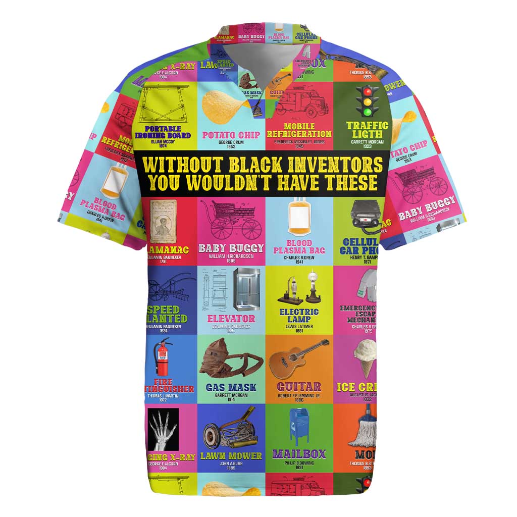 Black Inventions Rugby Jersey African-American Inventors