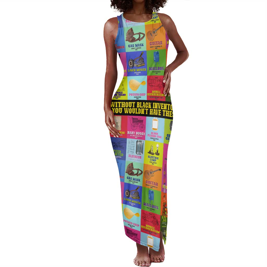 Black Inventions Tank Maxi Dress African-American Inventors